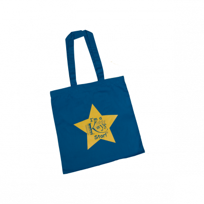 Blue Tote Bag