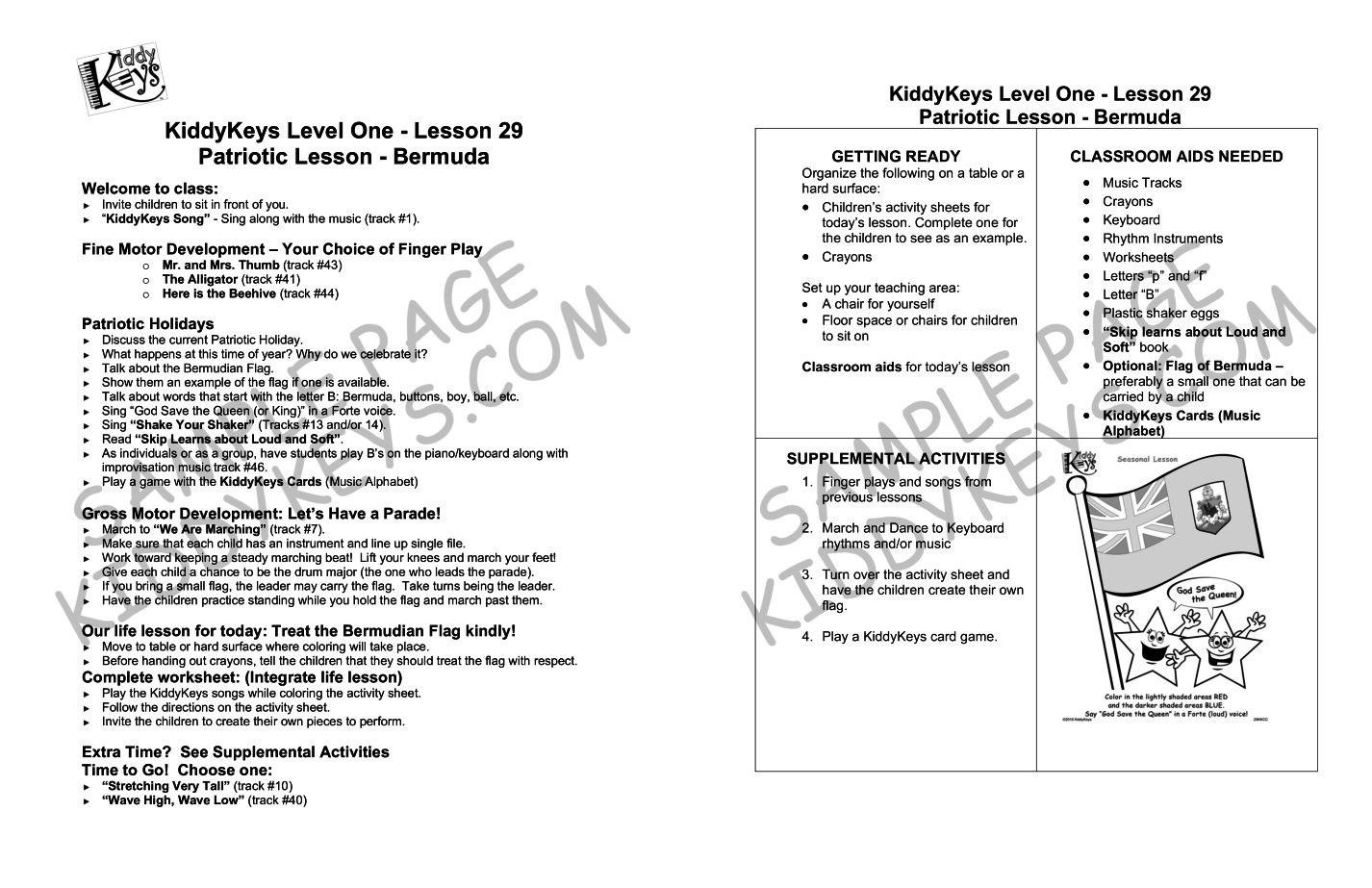 Level One Curriculum Package